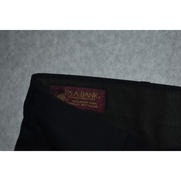 Jos A Bank Suit 2 Piece 2 Button Mens Size Jacket 41 Reg Wool Blue Pants 34 x 29 - Picture 9 of 13